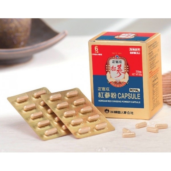Bột Hồng Sâm Hàn Quốc Viên Con Nhộng 90g KGC