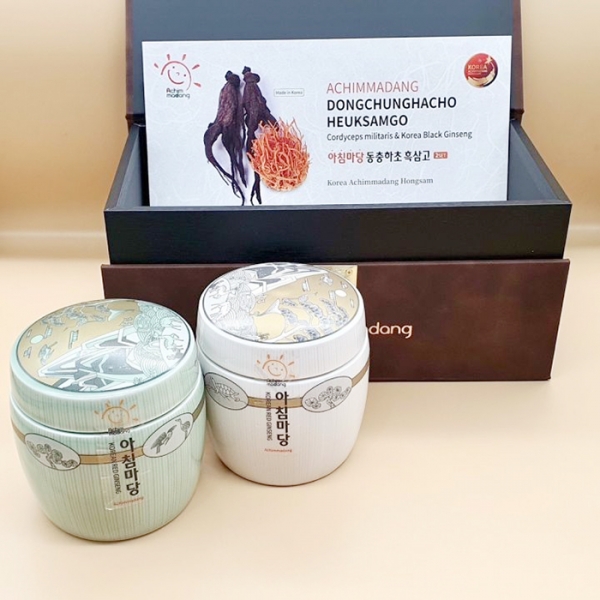 Cao Hắc Sâm Đông Trùng Achimmadang Hộp 500g x 2 Lọ