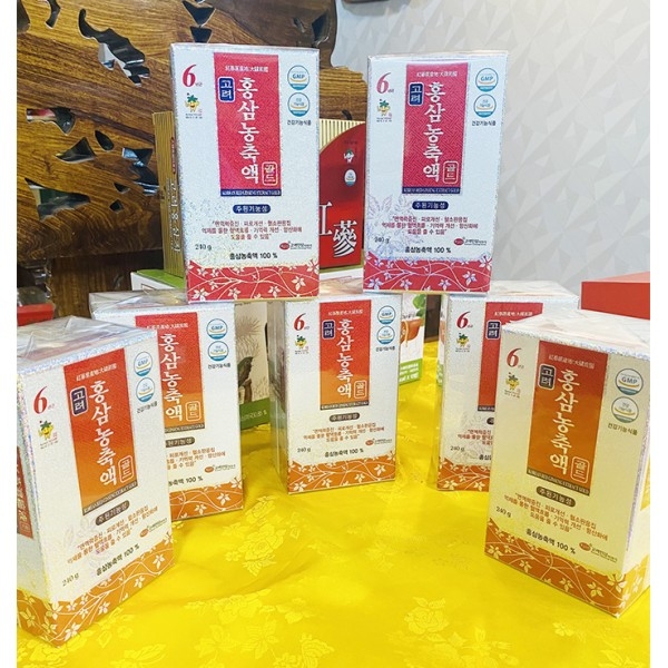 Cao Hồng Sâm Tinh Chất 100% Hàn Quốc Thượng Hạng Ánh Bạc