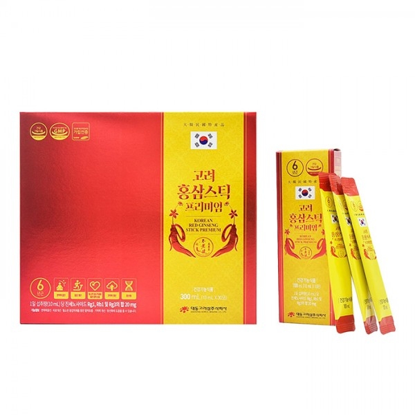 Chiết Xuất Hồng Sâm Cao Cấp 10ml x 30 Stick Daedong Hàn Quốc