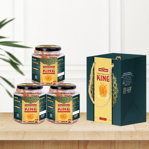 Combo 2 hộp Đông trùng hạ thảo KING ( Hộp 15g*2 )