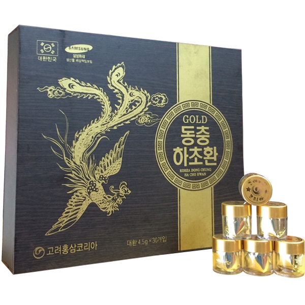 Đông Trùng Hạ Thảo Hàn Quốc Cao Cấp Loại Hộp Gỗ 30 Viên