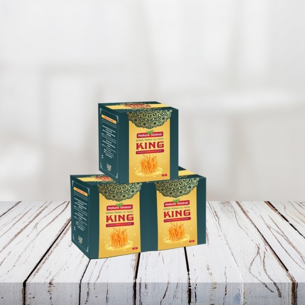 Đông trùng hạ thảo KING sấy thăng hoa ( Hộp 15g )