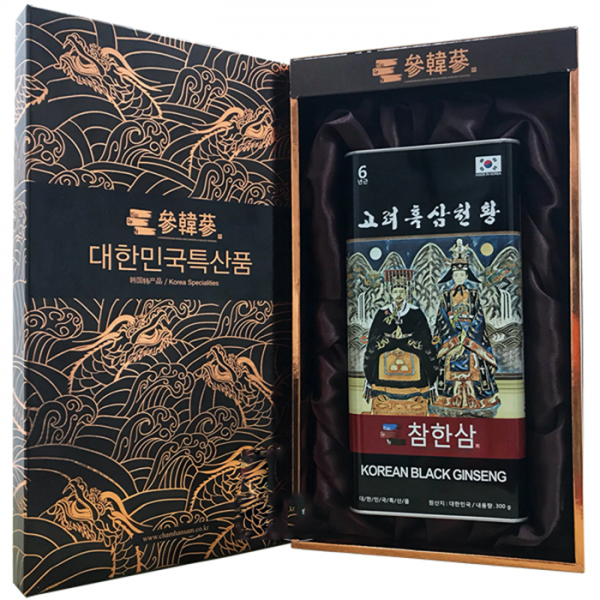 Hắc Sâm Củ Khô Hàn Quốc Chamhansam Hộp Thiếc 300g