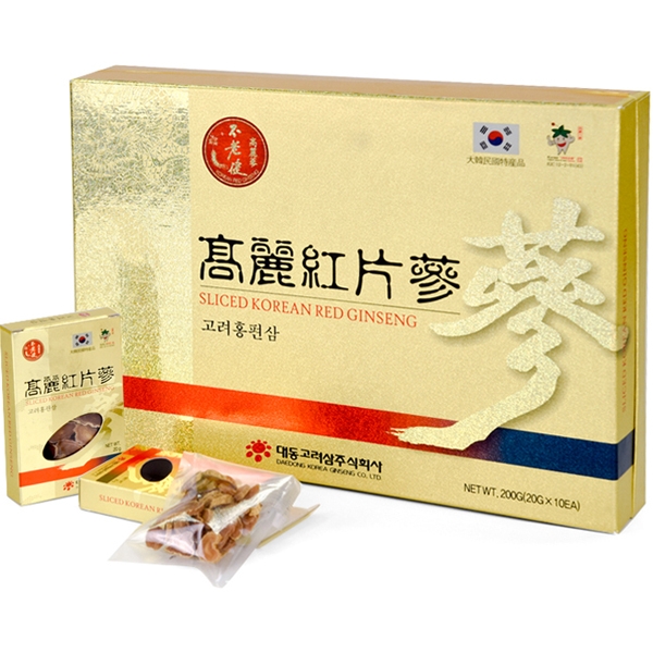 Hồng Sâm Củ Khô Thái Lát Daedong Hàn Quốc 200g