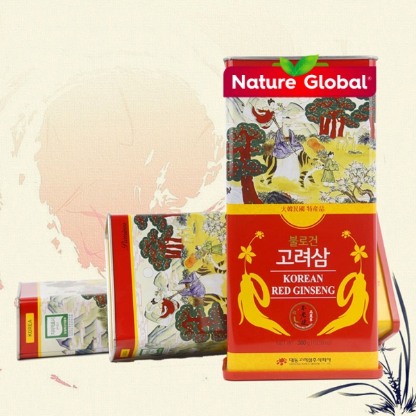 Hồng Sâm Hàn Quốc Củ Khô 300g Daedong Hàn Quốc