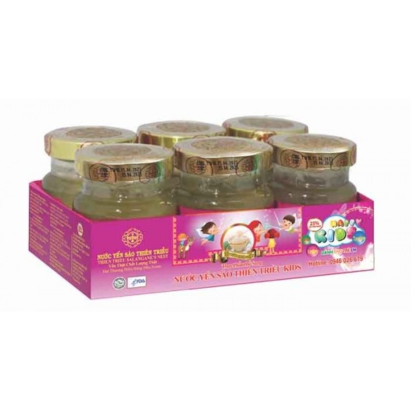 Lốc 6 Hũ Yến Sào Cao Cấp Thiên Triều KIDS 25%