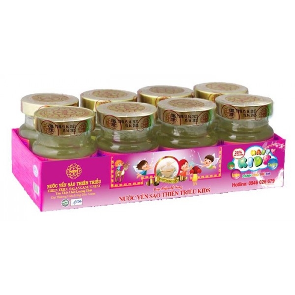 Lốc 8 Lọ Yến Sào Cao Cấp Thiên Triều KIDS 25%