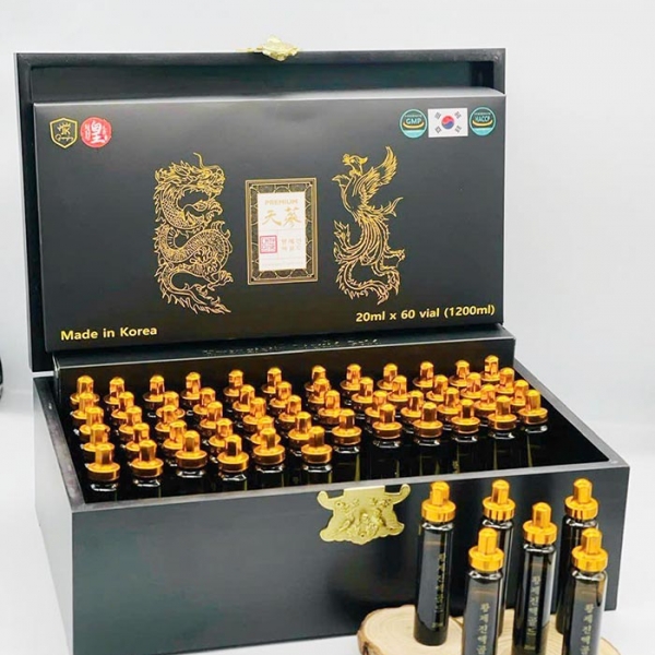 Nước Chiết Xuất Đồng Trùng Hoàng Đế Hwangjejin Liquid Gold 20ml x 60 Ống