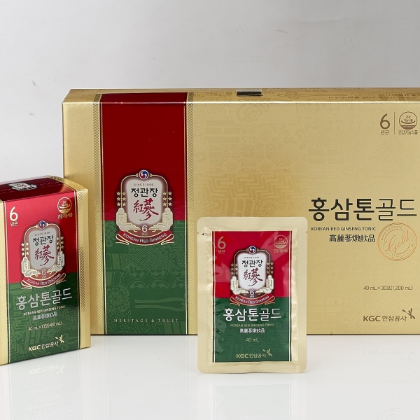 Nước hồng sâm cao cấp KGC Tonic Gold 40ml X 30 Gói