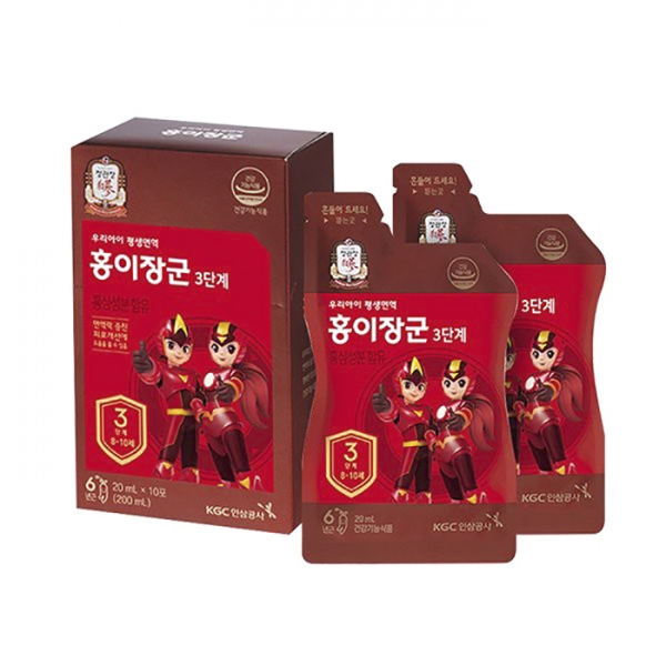 Nước Hồng Sâm Cho Trẻ Em Chính Phủ KGC Kid Tonic 20ml x 30 Gói (8 - 10 Tuổi)