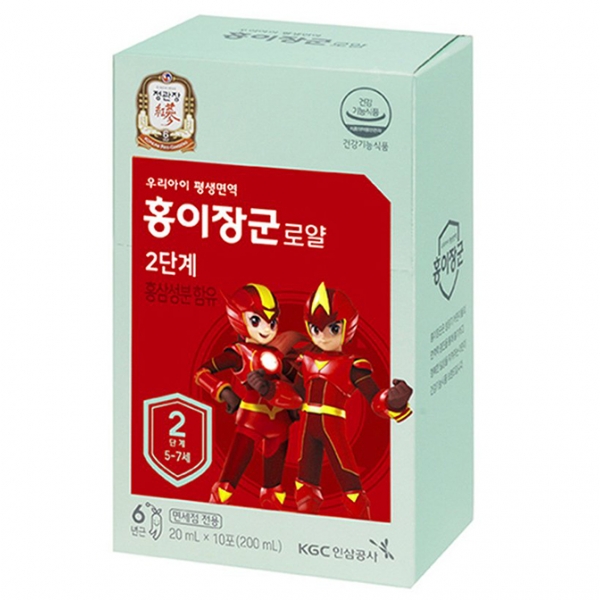 Nước Hồng Sâm Cho Trẻ Em Chính Phủ KGC Kid Tonic 5 - 7 Tuổi 20ml x 30 Gói