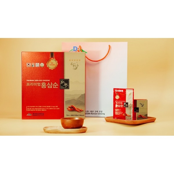 Nước Hồng Sâm Không Đường Daesan 70ml x 30 Gói