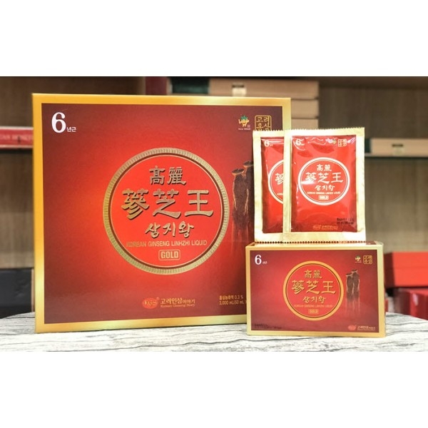 Nước Hồng Sâm Linh Chi KGS Cao Cấp (60 Gói)