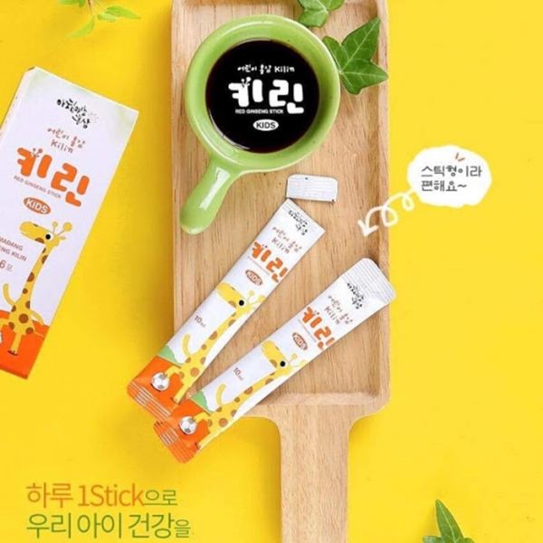 Nước Hồng Sâm Trẻ Em 10ml x 30 Gói Achimmadang Hàn Quốc
