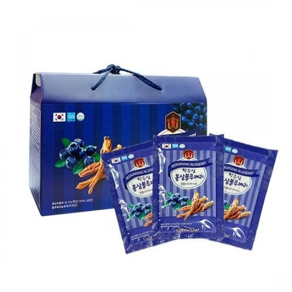Nước Hồng Sâm Việt Quất Nonghyup 70ml x 20 gói