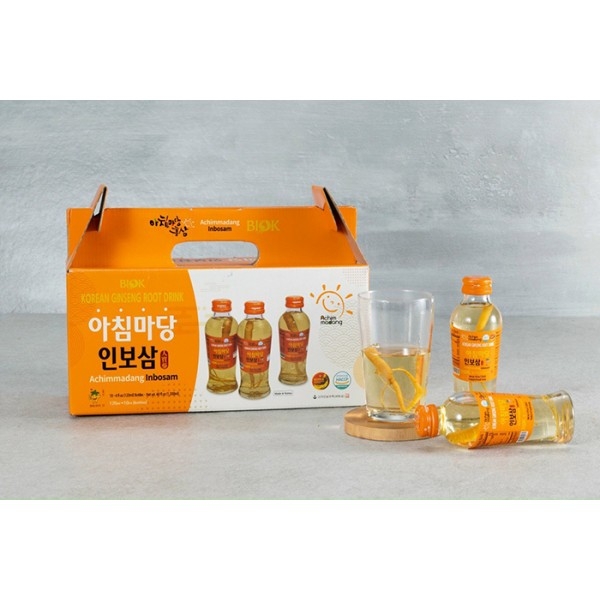 Nước Sâm Có Củ Achimmadang 120ml x 10 Chai Hàn Quốc
