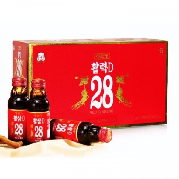 Nước Tăng Lực Hồng Sâm Hàn Quốc 28D 100ml