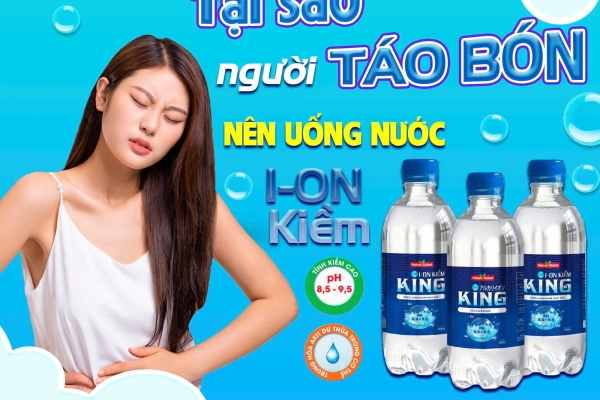 Tại Sao Người Táo Bón Nên Uống Nước Ion Kiềm?