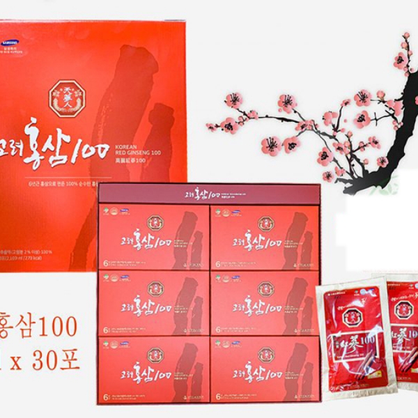Tinh Chất Hồng Sâm 100% 30 Gói Korean Red Ginseng 100 BIO-SCIENCE