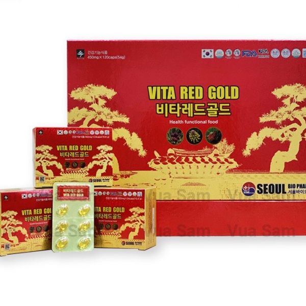Tinh Dầu Thông Đỏ Chính Phủ Hàn Quốc- Hộp 120 Viên