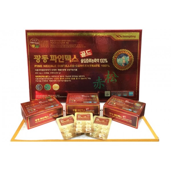 Viên Tinh Dầu Thông Đỏ Hàn Quốc Kwangdong 120 Viên