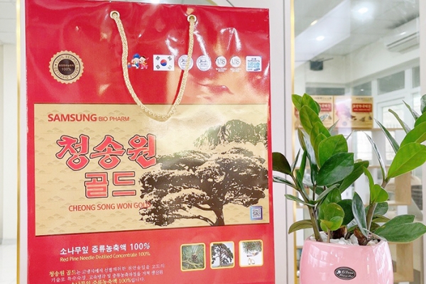 Tinh Dầu Thông Đỏ Cao Cấp Hàn Quốc Cheong Song Won Gold 180 Viên