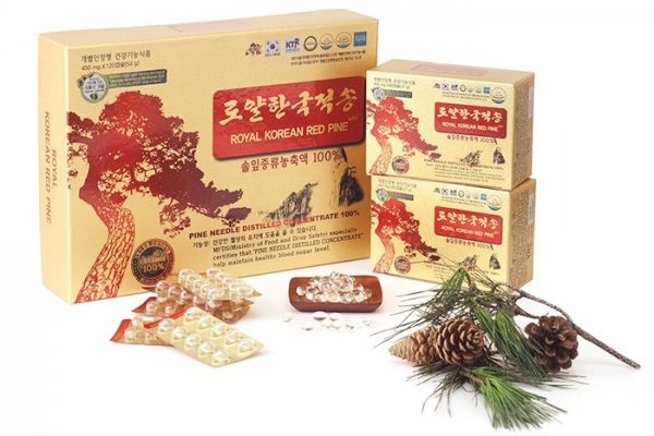 Tinh Dầu Thông Đỏ Hoàng Gia Royal Korean 120 Viên