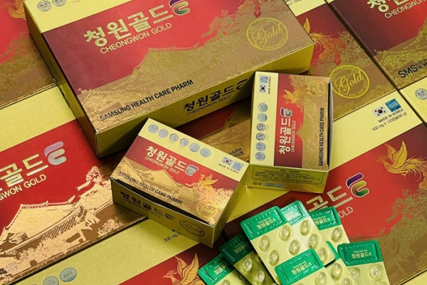 Tinh Dầu Thông Đỏ Chính Phủ Cheongwon Gold 120 Viên Hàn Quốc Hình Phượng Hoàng