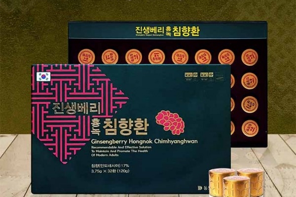 Trầm Hương Bổ Não Hoàn 3,75 x 32 Viên Ginseng Berry Hongnok Chimhyanghwan