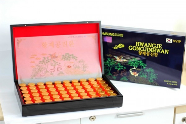 Hoạt Huyết Hoàng Đế Hwangje GongJinhwan 60 Viên