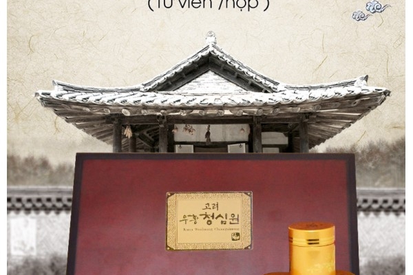 Ngưu Hoàng Thanh Tâm Hộp Gỗ 10 Viên