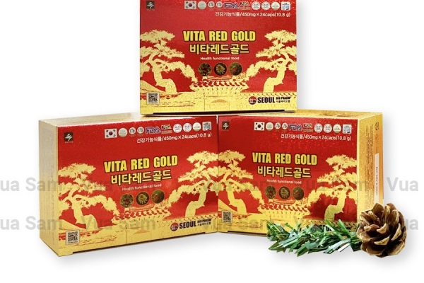 Tinh Dầu Thông Đỏ Chính Phủ Hàn Quốc- Hộp 120 Viên
