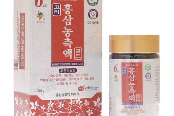 Cao Hồng Sâm Tinh Chất 100% Hàn Quốc Thượng Hạng Ánh Bạc