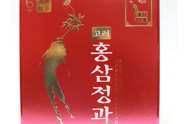 Hồng Sâm Nguyên Củ Tẩm Mật Ong Cao Cấp Hàn Quốc KGS 50g x 6 Củ