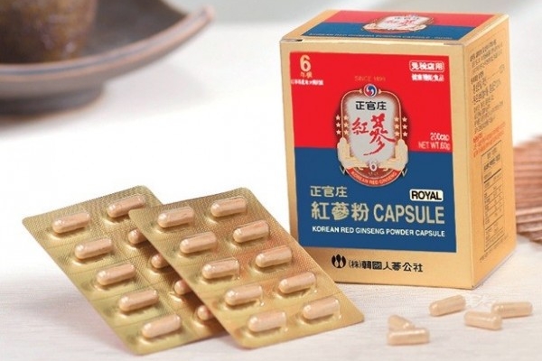 Bột Hồng Sâm Hàn Quốc Viên Con Nhộng 90g KGC