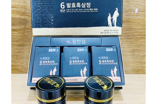 Cao Hắc Sâm Geumsan 100g x 3 Lọ