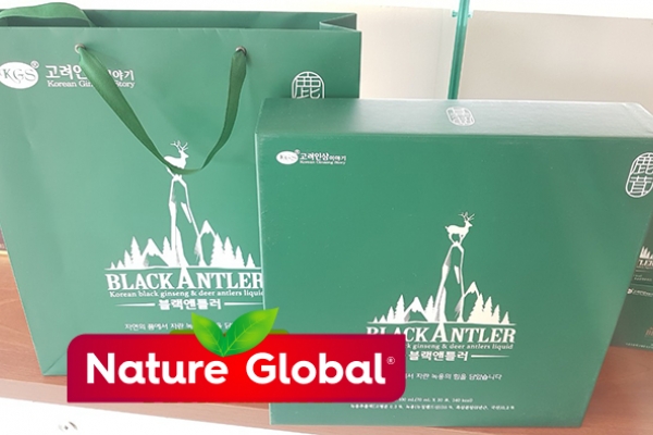 Chiết Xuất Hắc Sâm Nhung Hươu KGS 70ml x 30 Gói Black Antler