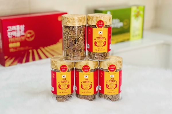 Hồng Sâm Củ Khô Thái Lát Hũ 200g Daedong Hàn Quốc