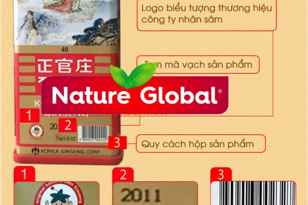 Hồng Sâm Củ Khô 37,5g PCS40 Chính Phủ Hàn Quốc KGC Cheong Kwan Jang