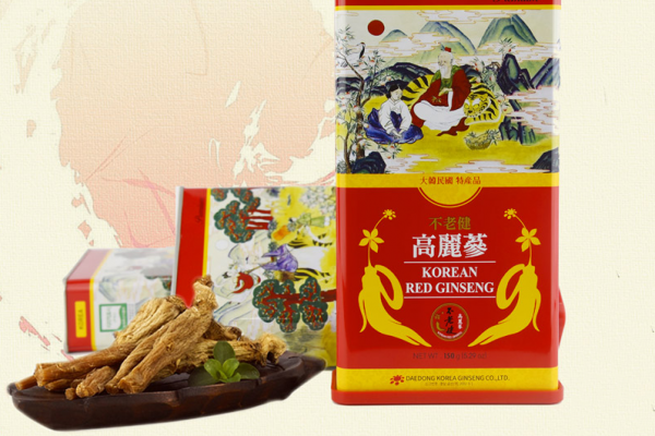 Hồng Sâm Hàn Quốc Củ Khô Hộp Thiếc 150g Daedong Hàn Quốc