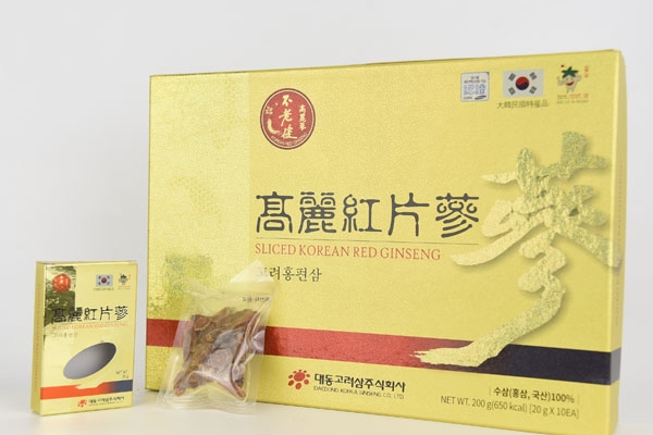 Hồng Sâm Củ Khô Thái Lát Daedong Hàn Quốc 200g