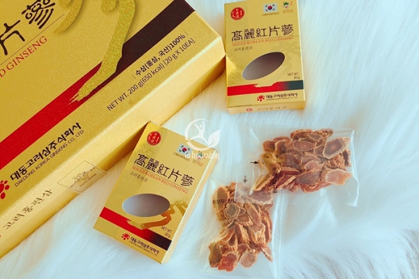 Hồng Sâm Củ Khô Thái Lát Daedong Hàn Quốc 200g