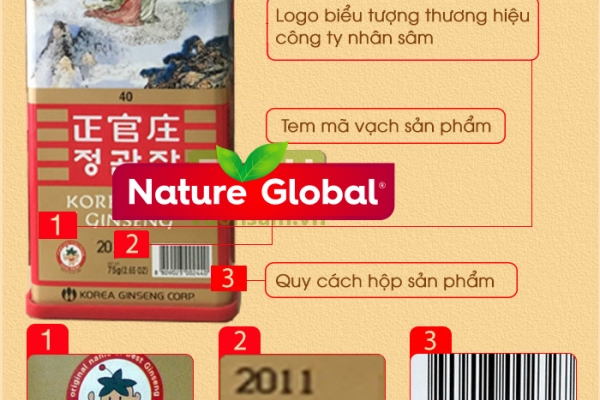 Hồng Sâm Củ Khô Hàn Quốc KGC 300g PCS20