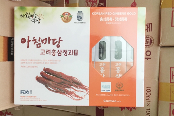 Hồng sâm nguyên củ tẩm mật ong Achimadang