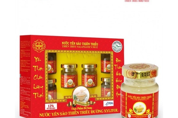 Yến Sào Cao Cấp Đường Phèn Thiên Triều Hộp 70ml x 6 Hũ