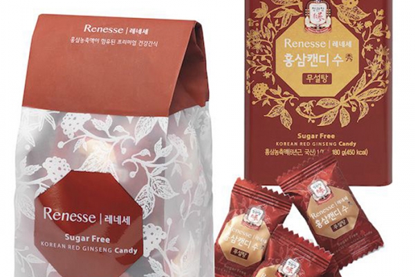 Kẹo Hồng Sâm Hàn Quốc Không Đường Renesse 180g KGC