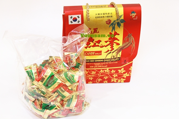 Kẹo Hồng Sâm KGS Hàn Quốc 550g