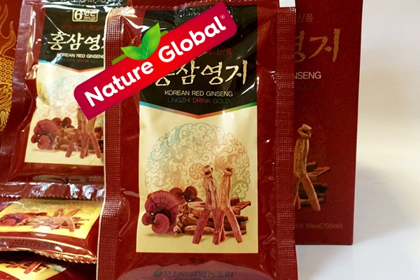 Nước Hồng Sâm Linh Chi Hàn Quốc Pocheon 30 Gói x 70ml