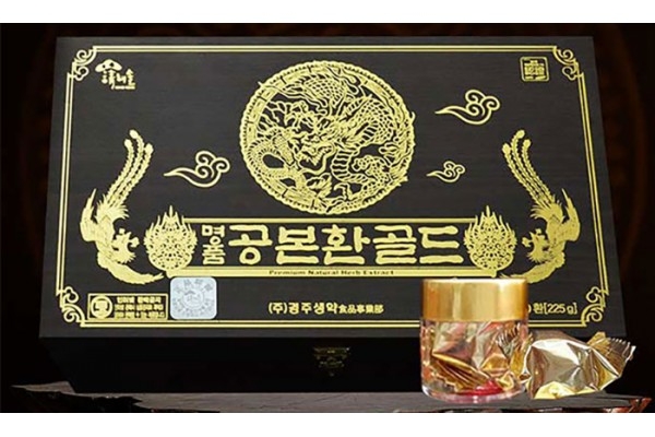Đông Trùng Hạ Thảo Hàn Quốc Hộp Gỗ Loại 60 Viên